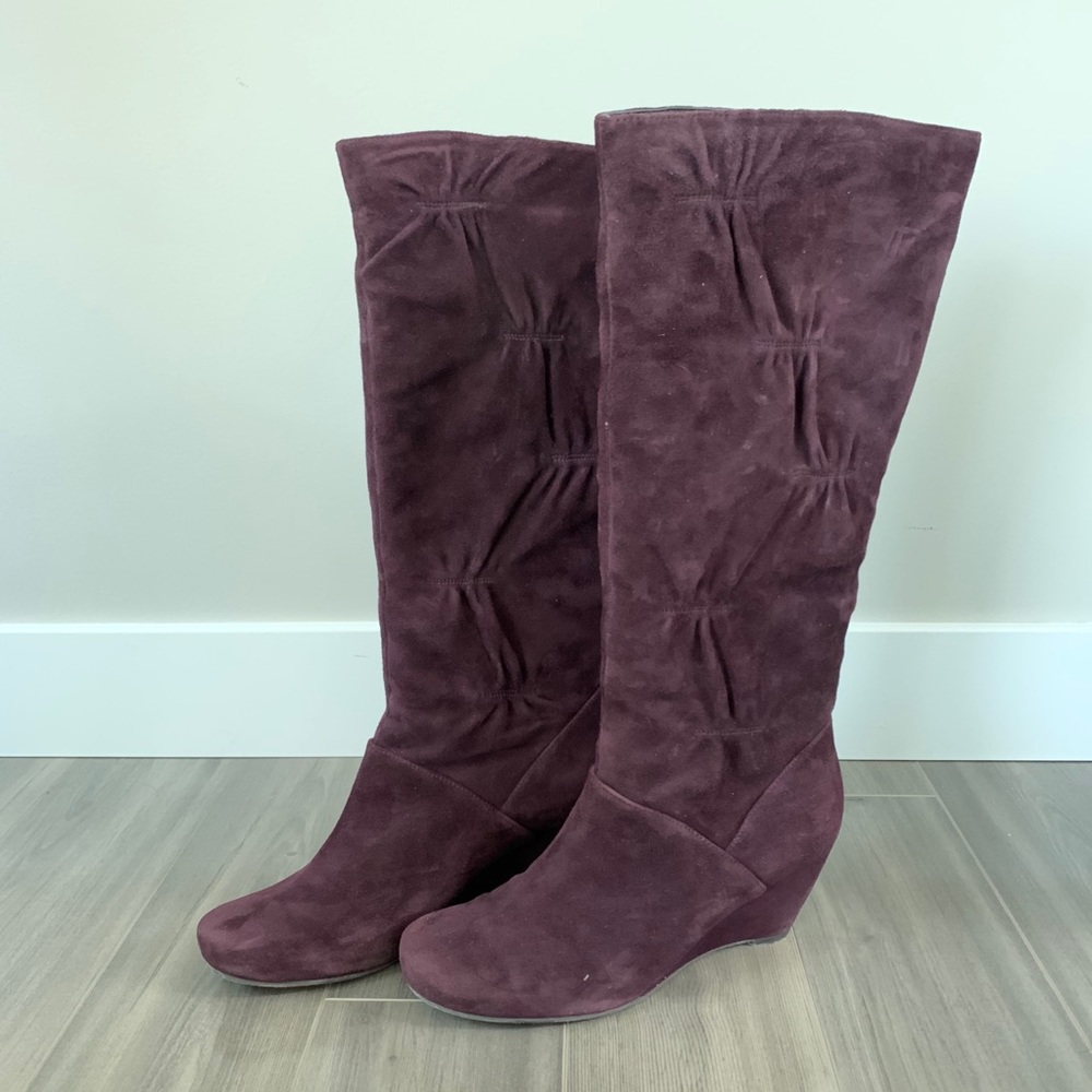 Kenneth Cole Reaction Suede Wedge Boots, 7.5
